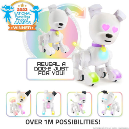 Dog-E Robot Interactif: Votre Chien Robot Personnalisable avec Sons et Lumières!