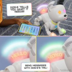 Robot Chien Interactif Dog-E avec LED & 200+ Sons, Appli