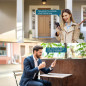 Serrure Intelligente SMONET pour Porte d'Entrée - Serrure Électronique avec Empreinte, Bluetooth et Alexa - Noir