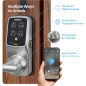 Lockly Secure Pro Smart Lock - Wi-Fi Keyless Entry, Biometric Fingerprint, Voice Control & Auto Lock, Latch Edition Lockly Secure Pro Smart Lock - Wi-Fi Keyless Entry, Biometric Fingerprint, Voice Control & Auto Lock, Latch Edition