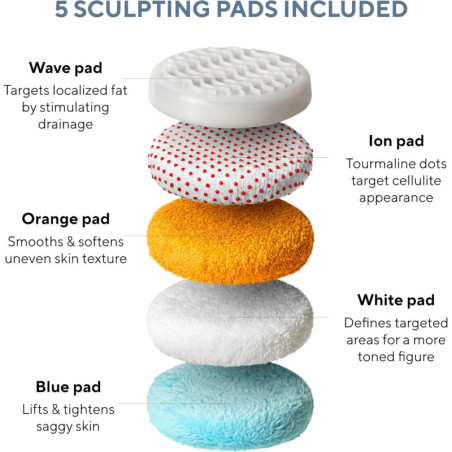 Vibro Sculpt PRO : Sculptant Anticellulite sans fil - Technologie de micro-vibration pour un drainage lymphatique