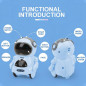 GoolRC Mini Pocket Robot - Interactive Voice, Conversation, Singing & Dancing, Electric Gift (Blue)