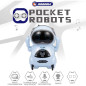 GoolRC Mini Pocket Robot - Interactive Voice, Conversation, Singing & Dancing, Electric Gift (Blue)