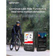iGPSPORT BiNavi : GPS Vélo Tactile, Navigation & Musique