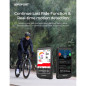 iGPSPORT BiNavi Bike Computer with Touchscreen, GPS Navigation, Music Control & Climb Tips for Group Riding