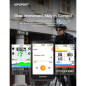 iGPSPORT BiNavi Bike Computer with Touchscreen, GPS Navigation, Music Control & Climb Tips for Group Riding
