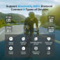 Ordinateur Vélo CC600 Écran Couleur Sans Fil - Navigation Route, WiFi, Bluetooth, GPS Rapide 5s, Entraînement Indoor Gratuit