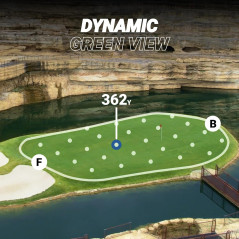 Blue Tees Golf Ringer : GPS Golf Magnétique, Étanche, Écran Tactile