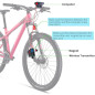 RISEPRO® Compteur Vélo Sans Fil Étanche avec Écran 4 Lignes et Rétroéclairage YT-813 RISEPRO® Compteur Vélo Sans Fil Étanche avec Écran 4 Lignes et Rétroéclairage YT-813