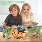 Dino télécommandé VERTOY - Grand Vélociraptor lumineux et sonore, cadeau idéal 3-12 ans Dino télécommandé VERTOY - Grand Vélociraptor lumineux et sonore, cadeau idéal 3-12 ans