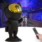 SFOUR Projecteur Galaxie Astronaute : veilleuse ajustable, déco chambre & fête, télécommande, cadeau enfants/adultes