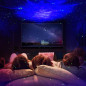 SFOUR Projecteur Galaxie Astronaute : veilleuse ajustable, déco chambre & fête, télécommande, cadeau enfants/adultes
