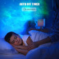 SFOUR Projecteur Galaxie Astronaute : veilleuse ajustable, déco chambre & fête, télécommande, cadeau enfants/adultes