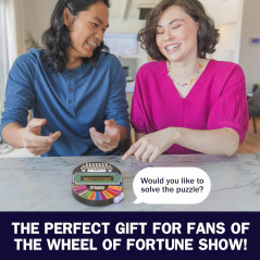 Wheel of Fortune Handheld Game - Classic Word Puzzle for Ages 8+