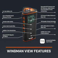 Bushnell Wingman View : GPS Golf avec Haut-Parleur Intégré