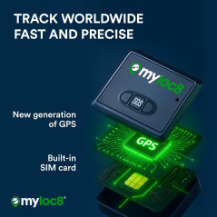 Traceur GPS Véhicule Magnétique 4G LTE avec Batterie 14 Jours