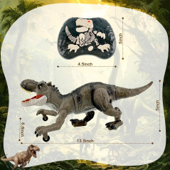 Dinosaure Télécommandé Robot 4-7 ans avec Jet d'Eau