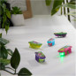 HEX BOTS Nano 5 Pack - 4 Mini Robots + Flash Bot Bonus, Jouet Sensoriel Vibrant pour Enfants & Chats 3+ HEX BOTS Nano 5 Pack - 4 Mini Robots + Flash Bot Bonus, Jouet Sensoriel Vibrant pour Enfants & Chats 3+
