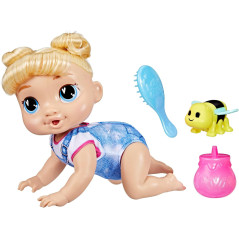 Baby Alive Crawl 'n Play Harper Hugs Doll - Electronic Crawling Toy, 10.75