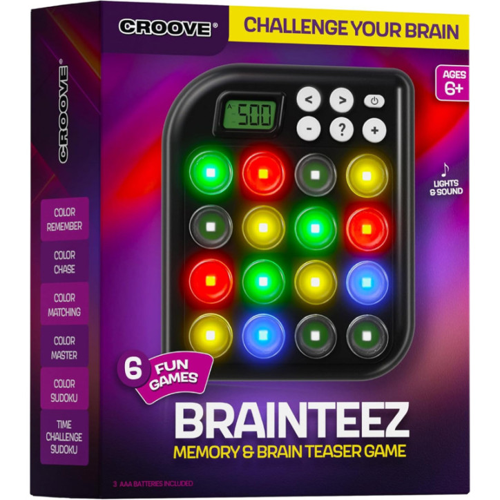 6-in-1 Brain Teasers & Memory Game – Fun Handheld Toy for Kids & Teens Ages 6-12+ | Unique Gift Idea 6-in-1 Brain Teasers & Memory Game – Fun Handheld Toy for Kids & Teens Ages 6-12+ | Unique Gift Idea