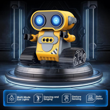 Robot Hamourd Télécommandé Enfants – Danse, Lumières & Gestes