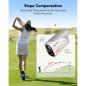 REDTIGER Mini Golf Rangefinder 1200 Yards, IP65 Waterproof, Slope Switch, 7X Magnification, Magnetic & Rechargeable