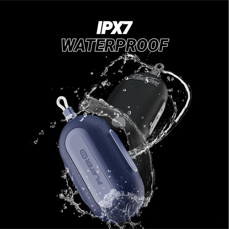 Blue Tees Golf Player Go: GPS Speaker, Bluetooth, Waterproof & Long Battery