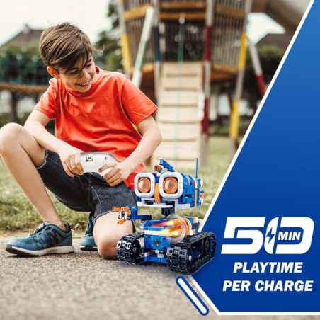 Kit Robot STEM 5-en-1, 560 pcs, contrôle APP pour enfants 8-14 ans
