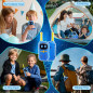 Astronaut Walkie Talkies 2Pack with 3000FT Range, Voice Interactive Space Toys & Flashlight for Kids Ages 3-10
