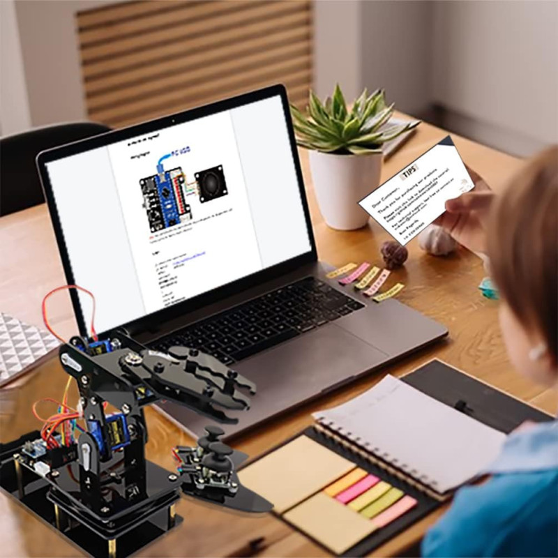 Robot Arm Kit for Arduino – Learn Electronics & Programming Easily
