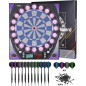 Electronic Dart Board with Bright Display, Multiple Games, Durable Design & 12 Soft Tip Darts for Family Fun Electronic Dart Board with Bright Display, Multiple Games, Durable Design & 12 Soft Tip Darts for Family Fun