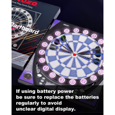 Fléchettes Électroniques avec Écran Lumineux et 12 Fléchettes