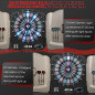 Electronic Dart Board Cabinet Set with Illuminated Target, 48 Games & 315 Variations, 6 Darts & 100 Soft Tips Electronic Dart Board Cabinet Set with Illuminated Target, 48 Games & 315 Variations, 6 Darts & 100 Soft Tips