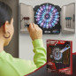 Electronic Dart Board Cabinet Set with Illuminated Target, 48 Games & 315 Variations, 6 Darts & 100 Soft Tips Electronic Dart Board Cabinet Set with Illuminated Target, 48 Games & 315 Variations, 6 Darts & 100 Soft Tips