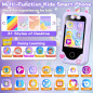 Kids Smart Phone for Girls 3-10, 2.8 Touchscreen Toy with Dual Camera, Games, Music, 8GB Purple Kids Smart Phone for Girls 3-10, 2.8 Touchscreen Toy with Dual Camera, Games, Music, 8GB Purple