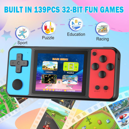 Beico: Jouez sans fin avec cette console portable 32 bits faite pour les petites mains et grands défis