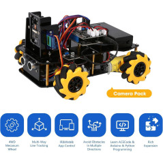 Robotics Kit with 3MP Camera for Kids 8-16 | Arduino & Scratch STEM Toy
