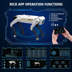 Jaming Smart Robot Dog Toy – AI Voice, Bluetooth & App Control Gift