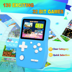 Jeux Portables 32 Bit Enfants – 139 Jeux Préchargés, Écran 3