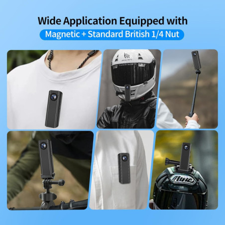 Mini Body Camera 64GB 4K 30FPS - Caméra Sportive Portable