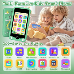 Kids Smartphone Toy for Girls 3-12 | Touch Screen, MP3, Dual Camera
