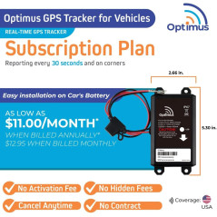 Optimus GPS Filiaire pour Véhicules - Installation Facile & Abordable