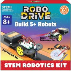 Butterfly EduFields 5in1 STEM Robotics Kit | No Coding | Gift for Kids 8+