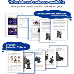 ACEBOTT STEM bipède : programmation ludique, mouvements personnalisables, idéal débutants et passionnés de robotique