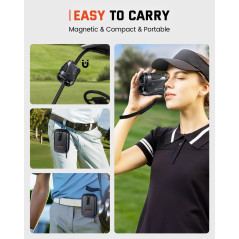 Golf Rangefinder with Slope 1500 Yards - High Precision, USB-C Rechargeable