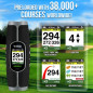 38 000 parcours préchargés et son stéréo puissant : jouez au golf avec précision et ambiance 38 000 parcours préchargés et son stéréo puissant : jouez au golf avec précision et ambiance