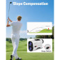 "1200m Golf Rangefinder with slope, 6 modes & ±0.5m accuracy for perfect shots "1200m Golf Rangefinder with slope, 6 modes & ±0.5m accuracy for perfect shots