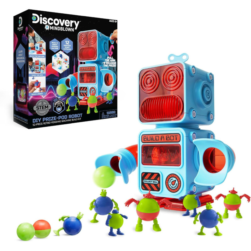Kit Robot DIY Prize-Pod 52 pcs – Jeu STEM éducatif 8+