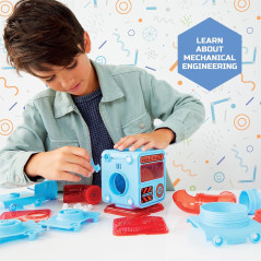 Discovery DIY Prize-Pod Robot Kit – 52-Piece STEM Vending Machine Toy