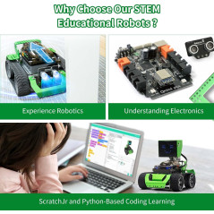 Robot Programmable Qoopers 6-en-1 avec Télécommande et Capteurs